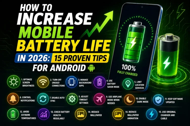 increase mobile battery
