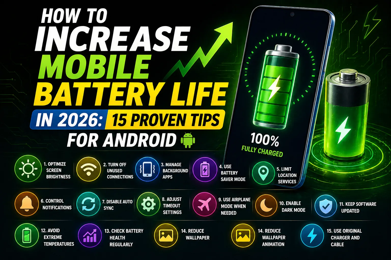 increase mobile battery